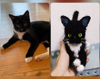 カスタムぬいぐるみ猫、カスタム猫ぬいぐるみ、カスタムかぎ針編み猫、カスタムペットぬいぐるみ、カスタムぬいぐるみ、パーソナライズされたペットギフト、猫ママ