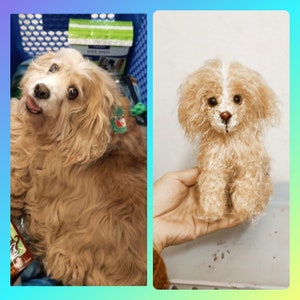 Custom Stuffed Dog, Custom Dog Plush, Custom Crochet Dog, Custom Pet Plush, Custom Stuffed Animal, Personalized Pet Gift, Dog Mom, Dog Dad image 7