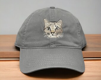 Custom Embroidered Pet Hat Custom Embroidered Pet Cat Hat Personalized Baseball Cap Using Your Pet Dog Photo