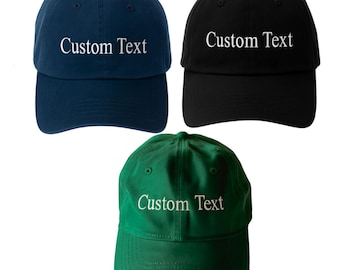 Gorras de béisbol bordadas personalizadas al por mayor (logotipo o texto personalizado) Gorras al por mayor para eventos, equipos o empresas