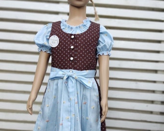 Kinderdirndl, Dirndl für Mädchen , Gr 116, 110,104