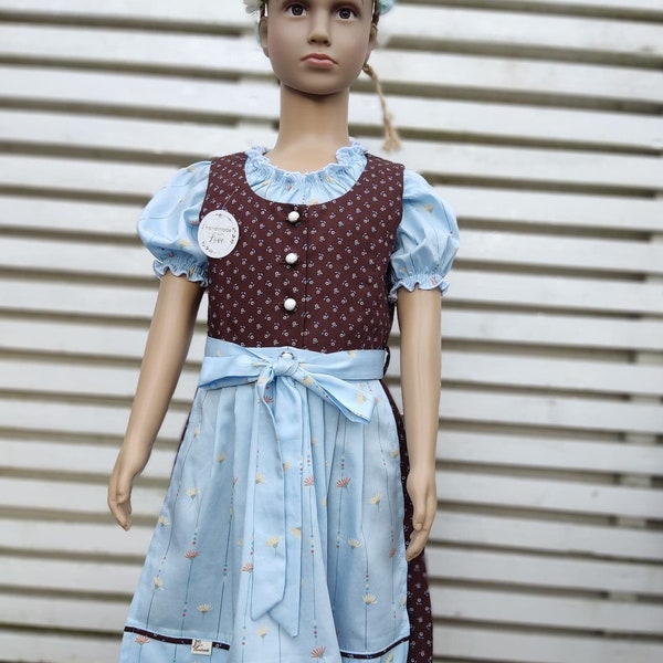 Kinderdirndl, Dirndl für Mädchen , Gr 116, 110,104