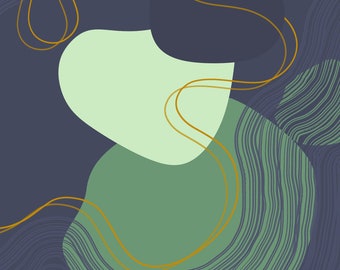 Organic Abstract Printable