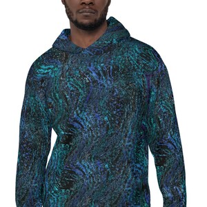 Digital Waterfall- Unisex Hoodie