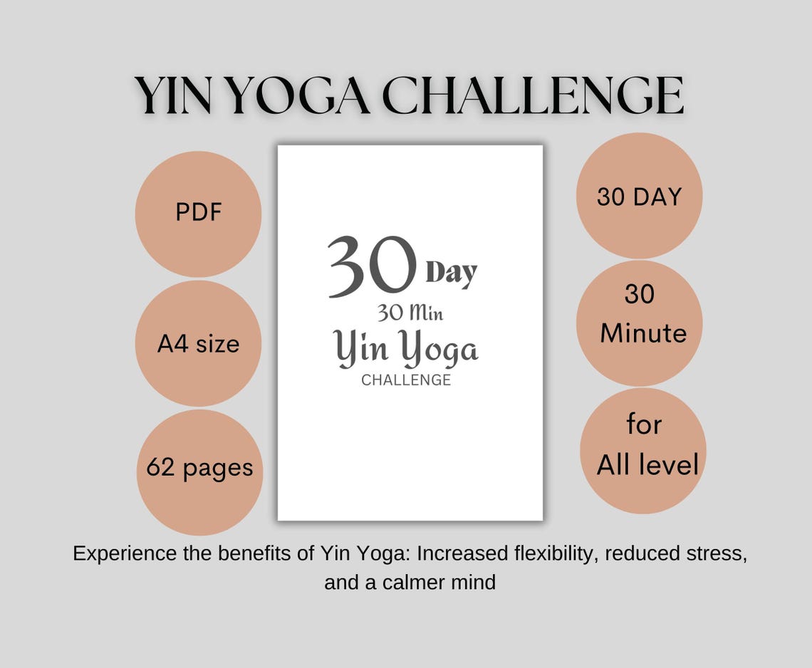 30-day Yin Yoga Challenge: Daily 30-minute Guided Routines for ...
