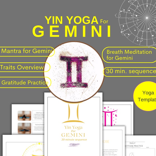 Embrace Gemini Energy: 30-Min Yin Yoga with Breathing Techniques & Mantra, Overview, Yin Yoga Sequence, Yoga At Home