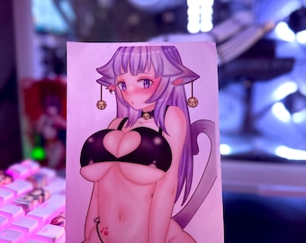 Bells Anime Cat girl sticker