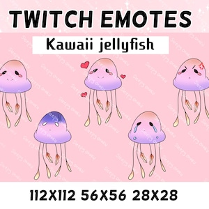 kawaii jellyfish twitch emotes