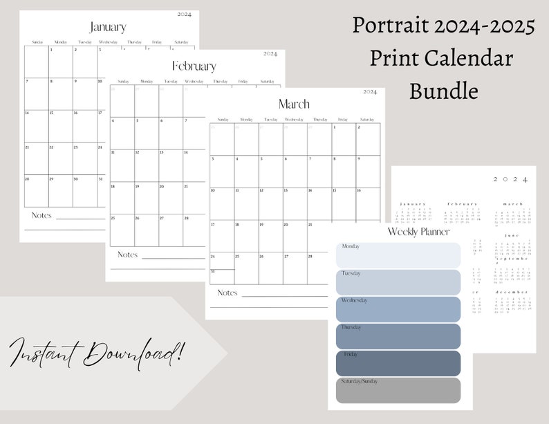 2024 2025 Printable Calendar - Il 794xN.5552220160 L9x9 