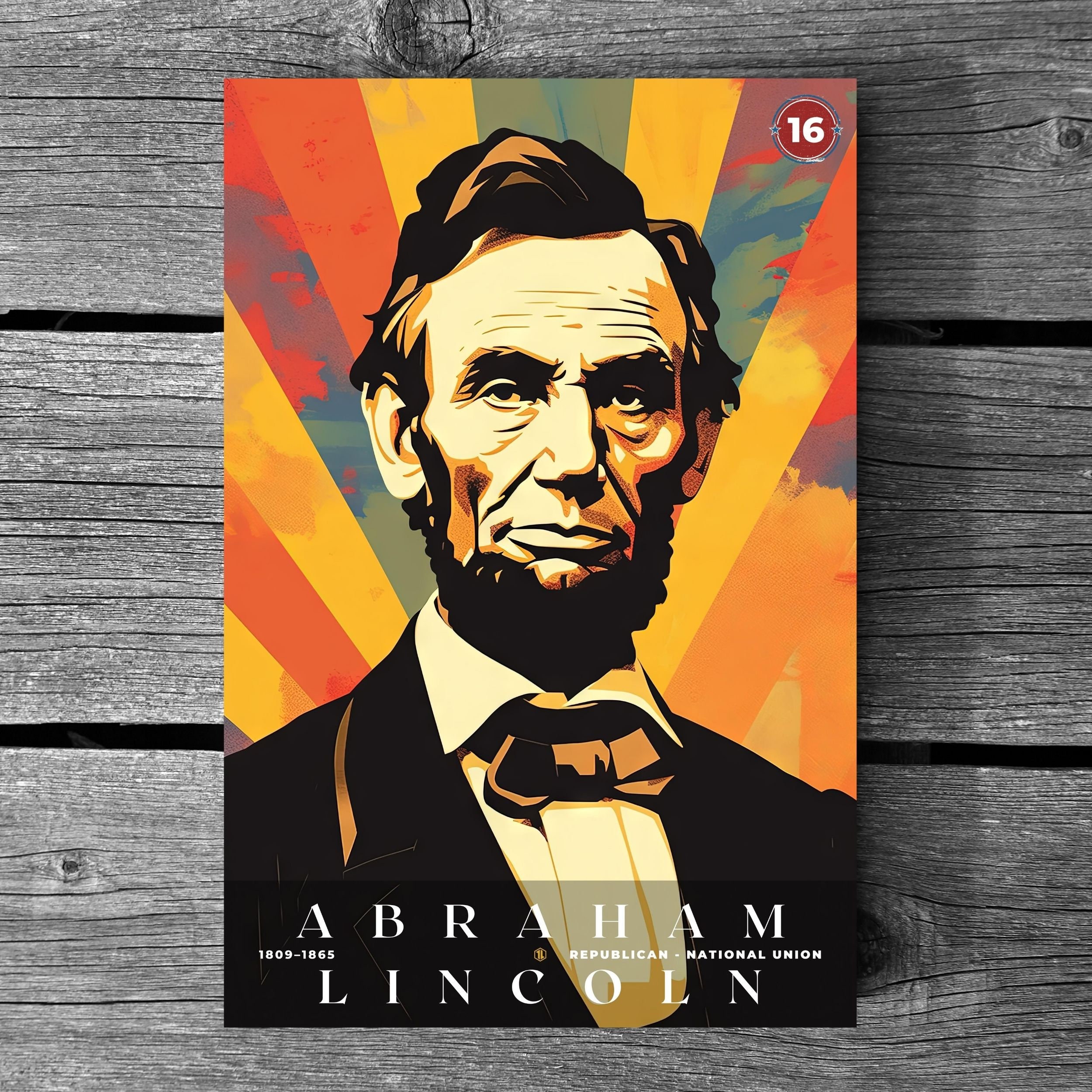 Abraham Lincoln Poster US Presidents Poster American - Etsy