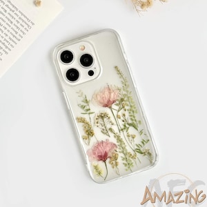 Real pink sakura flower phone case for iPhone 17 16 15 14 13 pro max 16e,Google Pixel 9 10 pro,Samsung S24 S25 Ultra Edge,Z Flip 7