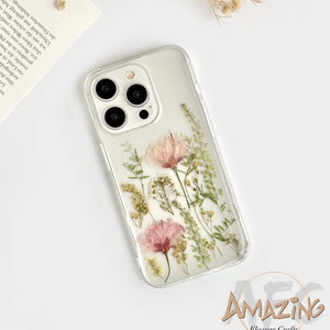 Real pink sakura flower phone case for iPhone 15 14 13 12 pro max X XR SE case, Google Pixel 7 8 pro case, Samsung Galaxy S23 S24 Ultra case