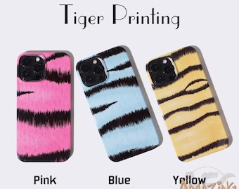 Étui d’impression Tiger! Photos personnalisées iPhone Soft/Hard Case | pour iPhone 14 Pro Max Case, 13 12 11 Pro Max Case, Cadeau pour elle / lui maman père