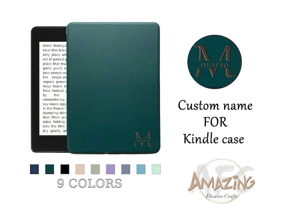 Custom Name Kindle Case, Kindle Paperwhite 11th Gen 6.8-inch Paperwhite  10th Gen 6-inch, Oasis 7-inch Clear Anti-drop KW5 Protective Case 