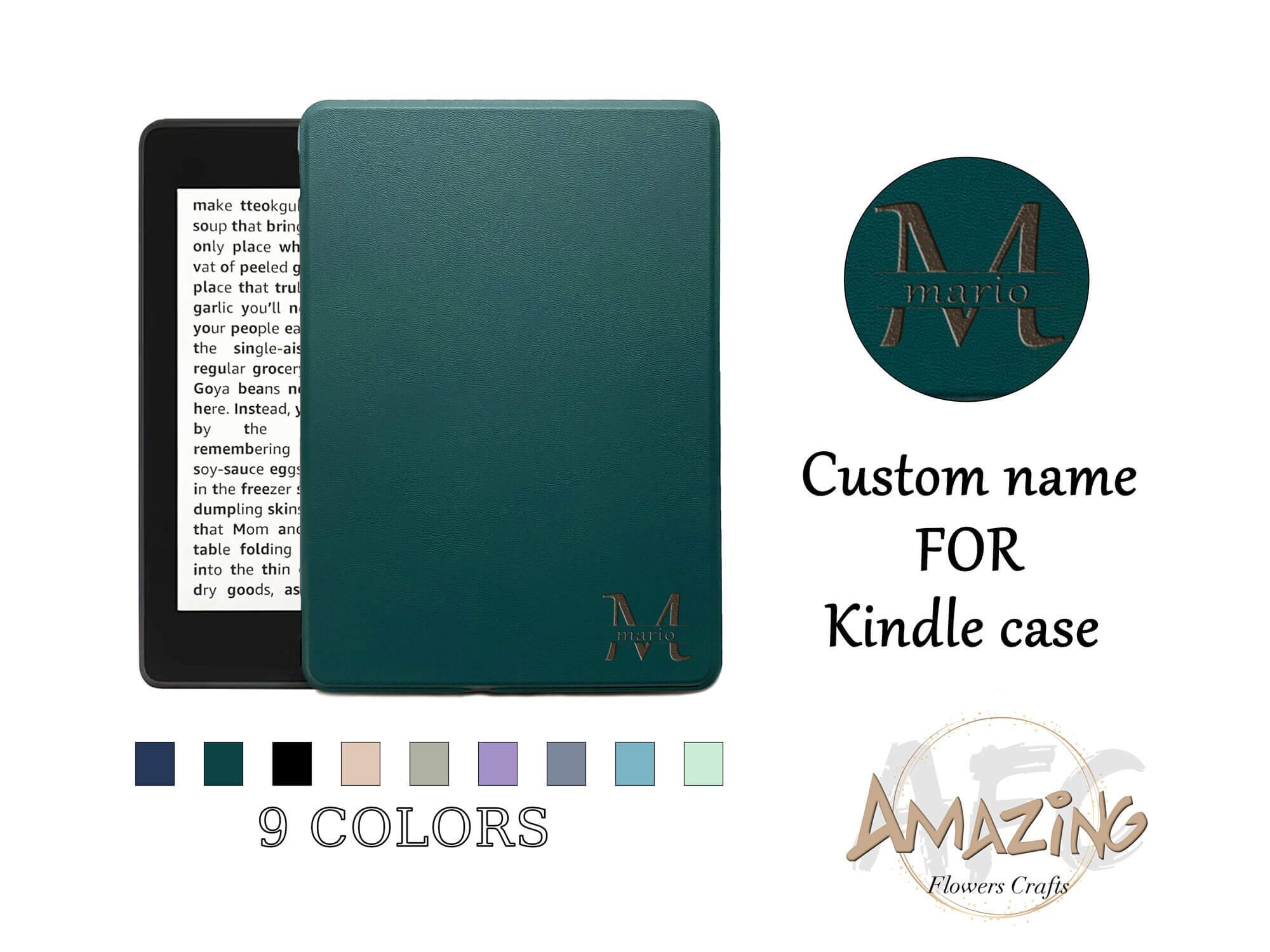 Custom Name Kindle Paperwhite 2021/2021 Case Kindle Case Cover Paperwhite  Cover Paperwhite 6.8 Case Kindle 10th 11th Gen Cover 