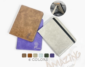 Estuche para libros electrónicos con soporte y grabado personalizado del nombre de la flor de nacimiento para Onyx Boox Go Color 7, BOOX Leaf2/3, Leaf3C, Boox Poke5, Poke4 Lite, Poke3/2