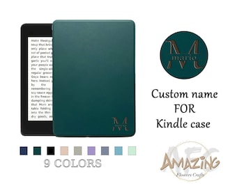 Custom name kindle case, Kindle paperwhite 12th 11th Gen 6.8'', Kindle Colorsoft 7'', Oasis 10th gen 7-Inch, Kindle 2022 2024 6inch