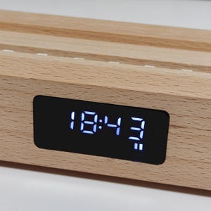 Real flower nightlight,custom name initial bluetooth speaker wooden base lamp,7 color light,anniversary christmas birthday unique gift image 13