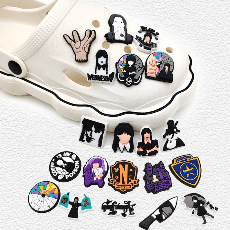 Wednesday Crocs Charm American Drama Crocs Charm Knife Crocs Etsy