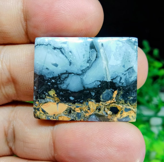Scenic jasper maligano cabochons
