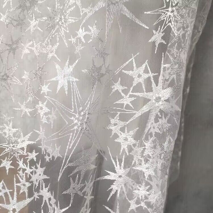 Garniture Décoration Vêtement Haowul 15yard 10cm Wide Luxury Embroidered Mesh Lace Star For Frange Robe Couture Garniture Décoration Vêtement Haowul 15yard 10cm Wide Luxury Embroidered Mesh Lace Star For Frange Robe Couture