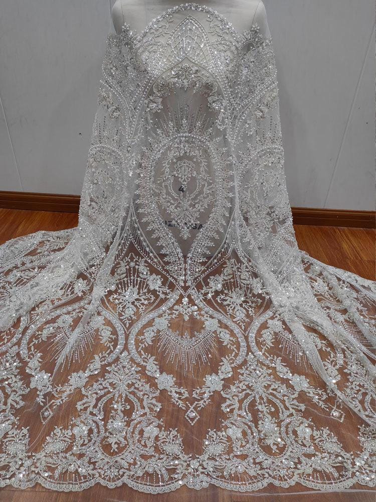White Pearl Reception Dress - Etsy