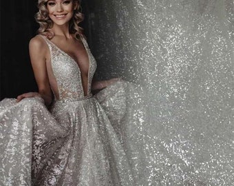 White Ivory Lace Fabric, Guipure lace material, Bridal Wedding Evening Dress ,for Lace Tops, Wedding Dress, Apparel