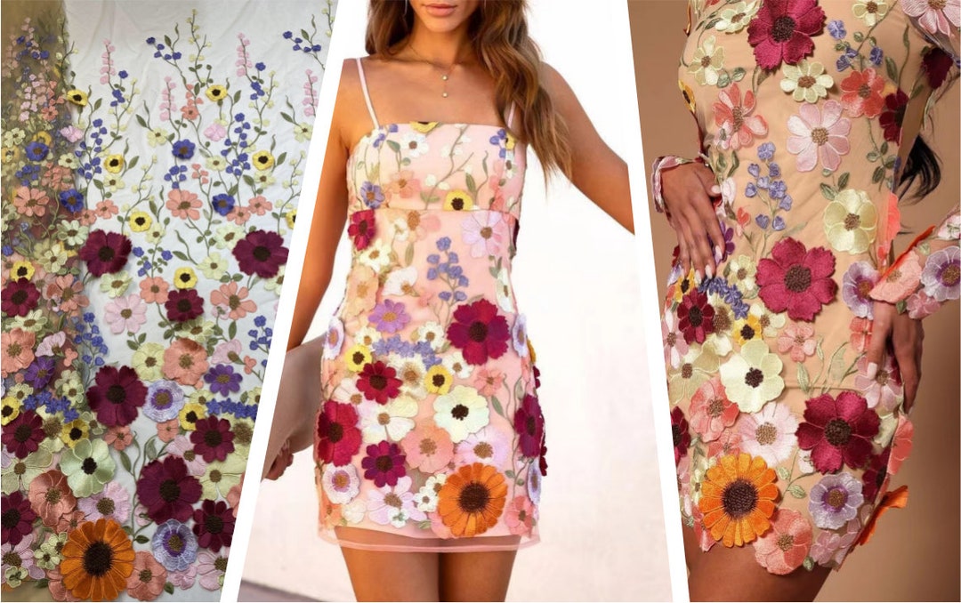 サラマリカ Big Flower Embroidery Dress 11045-cela-front!cropl!bgcd!