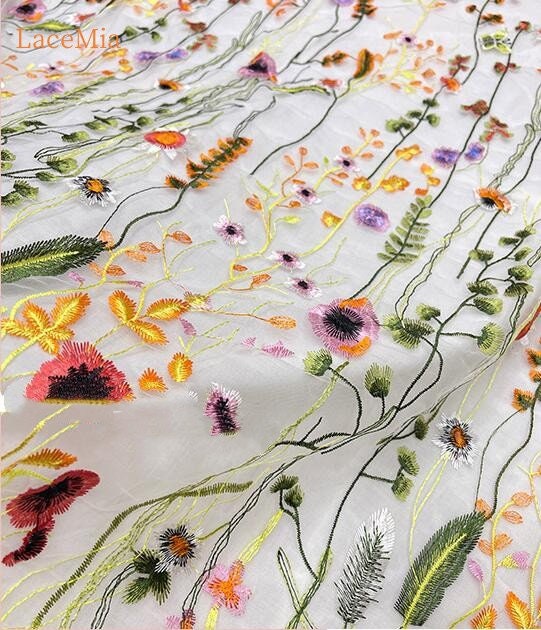 【willfully】sheer tulle embroidery panel willfully】sheer tulle embroidery panel