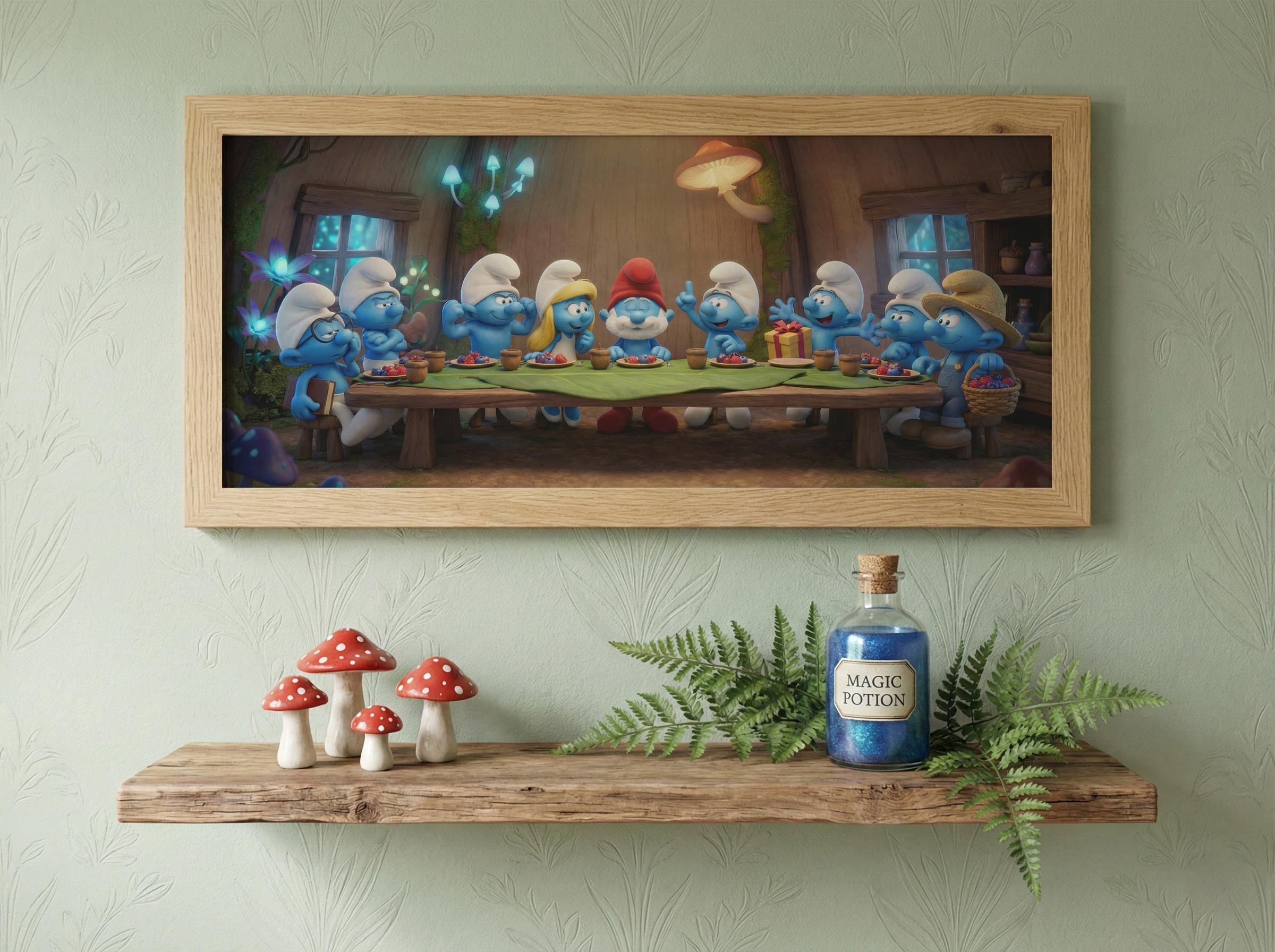 Smurfs poster - Etsy 日本
