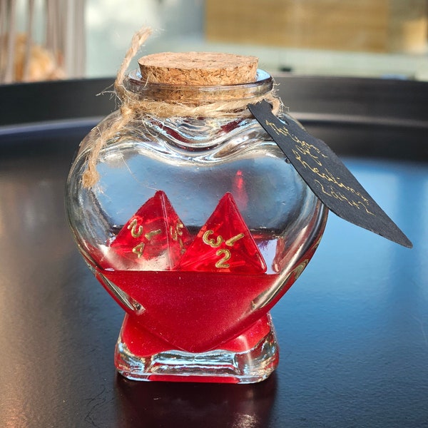 Heart shaped potion of healing (Dungeon and Dragons 5e)