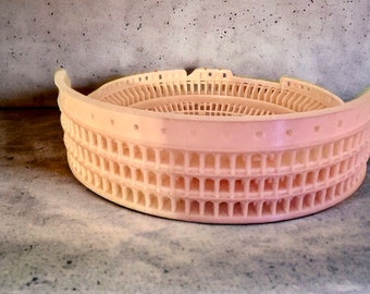 Roman Colosseum Desk Statue | 3D Printed Statue | Home Decor | Gifts for Travel Lovers