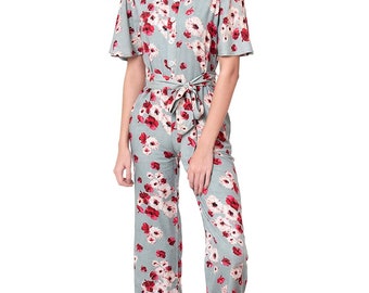 ceil lifestyle floral print jumpsuit for women girls