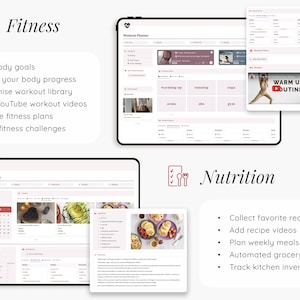 2026 Notion Life Planner Template, Coquette Dashboard (Digital Download) image 7