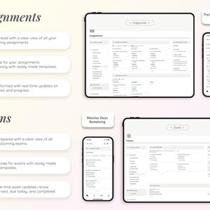 Puede incluir: Una captura de pantalla de la interfaz de una aplicaci&oacute;n m&oacute;vil que muestra una lista de tareas y ex&aacute;menes. La aplicaci&oacute;n permite a los usuarios realizar un seguimiento de su progreso y mantenerse organizados con las fechas l&iacute;mite y las actualizaciones.