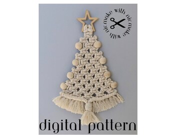 Macrame Christmas Tree Digital Pattern