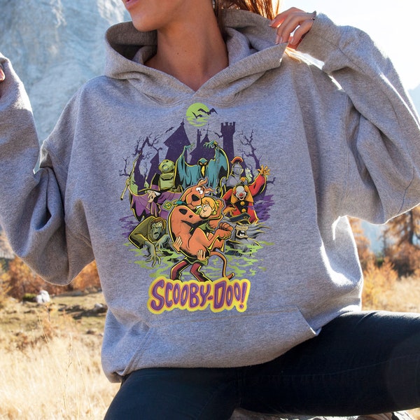 Vintage Scooby Doo Hallowee Tshirt, Vintage Ghost Halloween sweatshirt, Monster Tee, Hocus Pocus Shirts, Sanderson Sisters Shirts