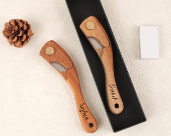 Personalized Bread scoring knife, ngraved Name Bread Scoring Tool, Unique Gifts For Baker, Including Spare Blades And Storage Pouch