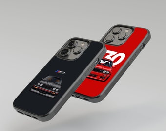 BMW E30 antichoc, étui pour téléphone M3, étui pour téléphone mince et solide pour les fans de BMW, étui pour voiture de sport, cadeau, accessoires Bmw, étui pour téléphone anime, bmw m3