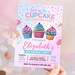 Cupcake Decorating Party Invitation, Editable Baking Birthday ...