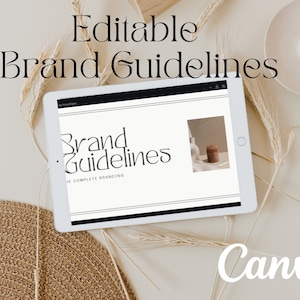 Editable Studio Brand Guidelines for Canva and Instagram