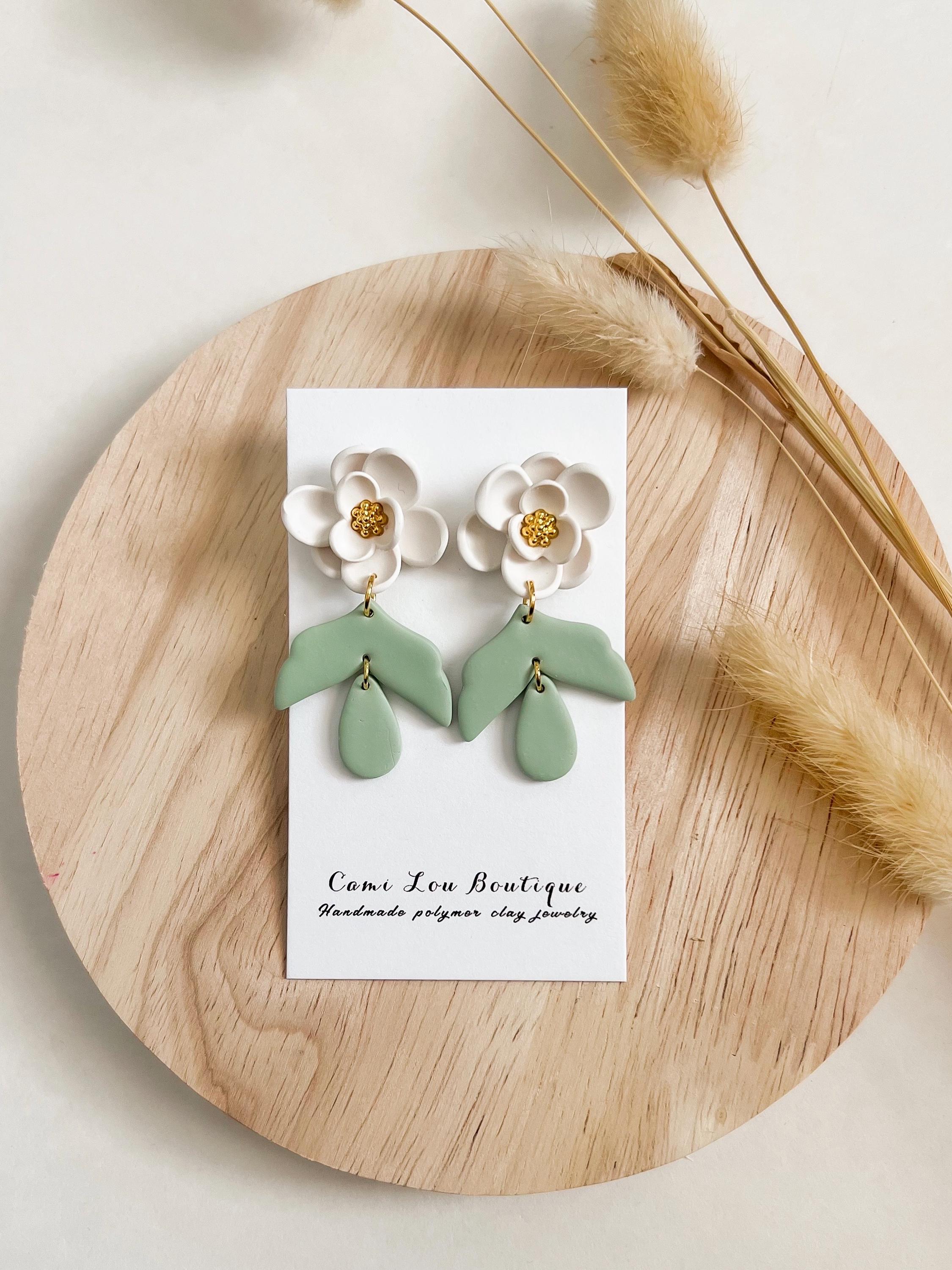 Sage Green Earring - Etsy
