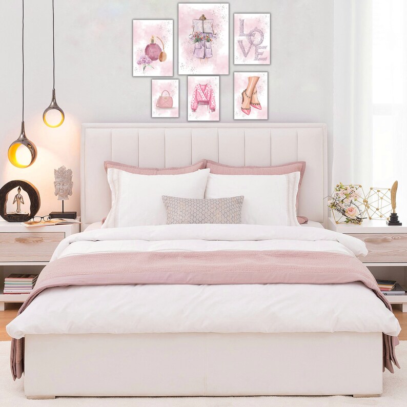 Fashion Poster Fashion Wall Art Dressing Room Wall Art 6 Fashion Art