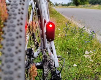 Supporto per luce radar sul fodero del carro posteriore - non c'è spazio sul reggisella - Garmin Varia Bryton Garmin Wahoo Trackr Magenta Gravel bike Bikepacking