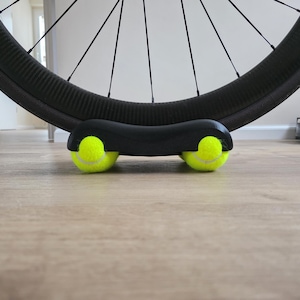 Tennis Ball Foot Front Wheel Riser Smart Trainer | Tennis Balls | Rocker Feet | Rocker Plate | Road Bike | Zwift | Customizable