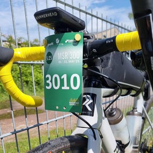 Portanúmeros curvo para ciclismo, gravel, carretera, MTB, carrera, RTF, maratón, Go Pro Mount Aero