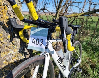 Rechte nummerhouder voor wielrennen, gravelbikes, racefietsen, mountainbikes, wedstrijden, RTF, wielermarathons, GoPro-houder Aero