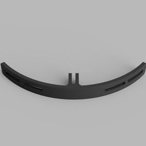 Curved number holder for racing, competition, road bike, gravel bike, MTB, cycling, Go Pro Mount Aero image 3