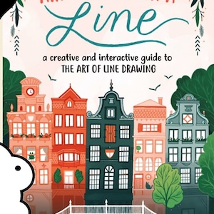 Digital Book Tutorial Art Starts With A Line | Guide Book | Art Book | Sketching Book