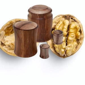 Walnut wooden human ashes urn EO-2 image 6